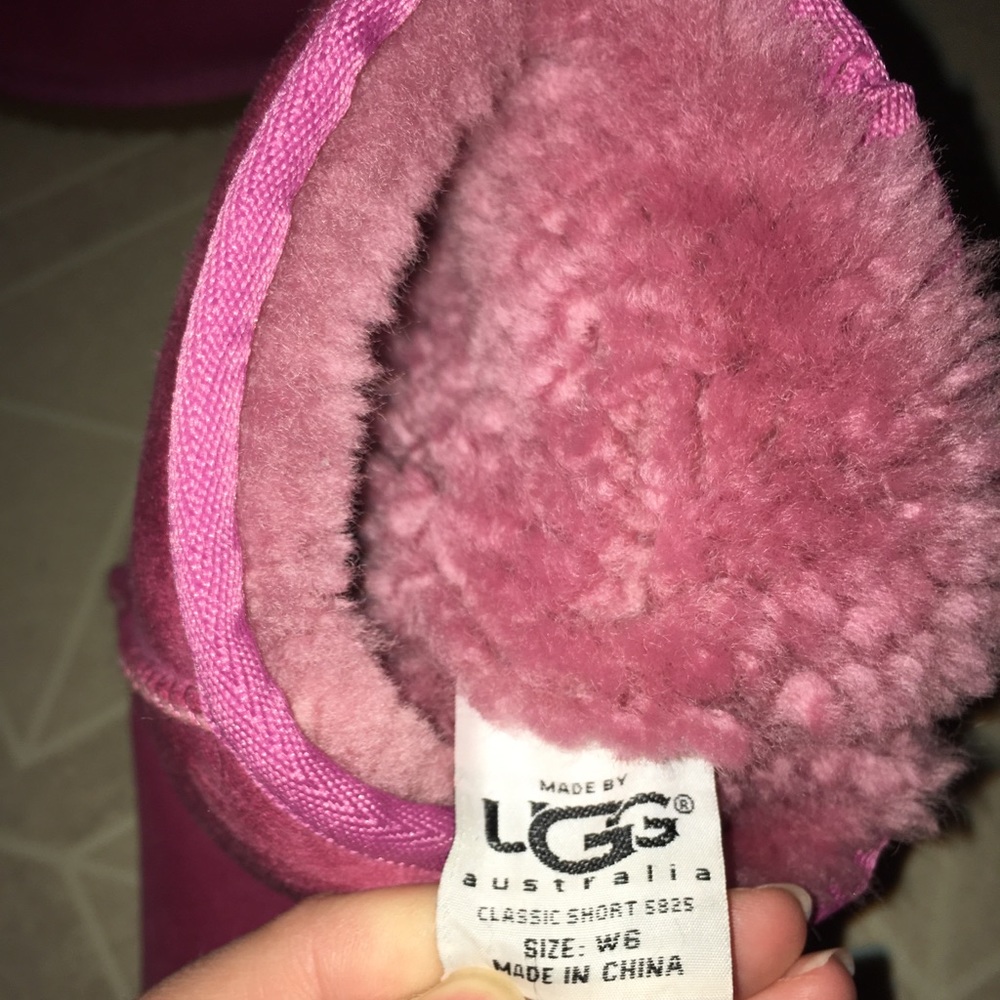 New Pink UGG Boots Australia Classic Short Boots - Picture 7 of 11